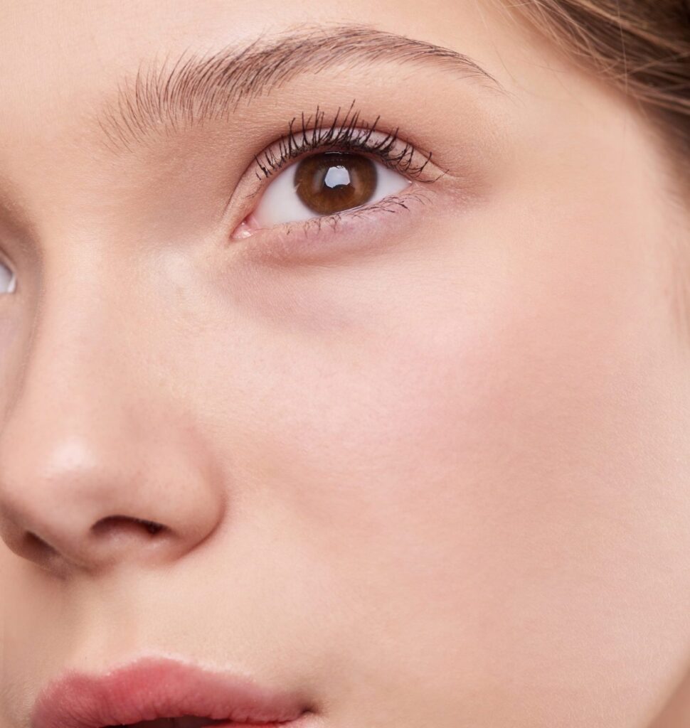 Close up of woman's face